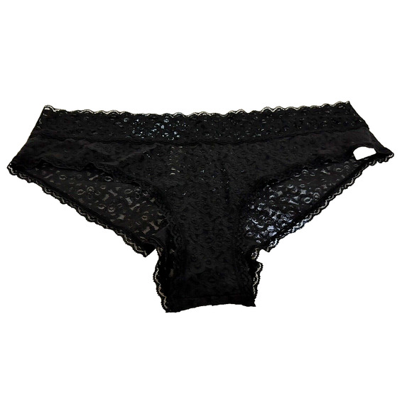 NWT Women’s GAP Sexy Black Lace Nylon Stretch Cheeky Panties in Size XL 16 - Picture 1 of 10